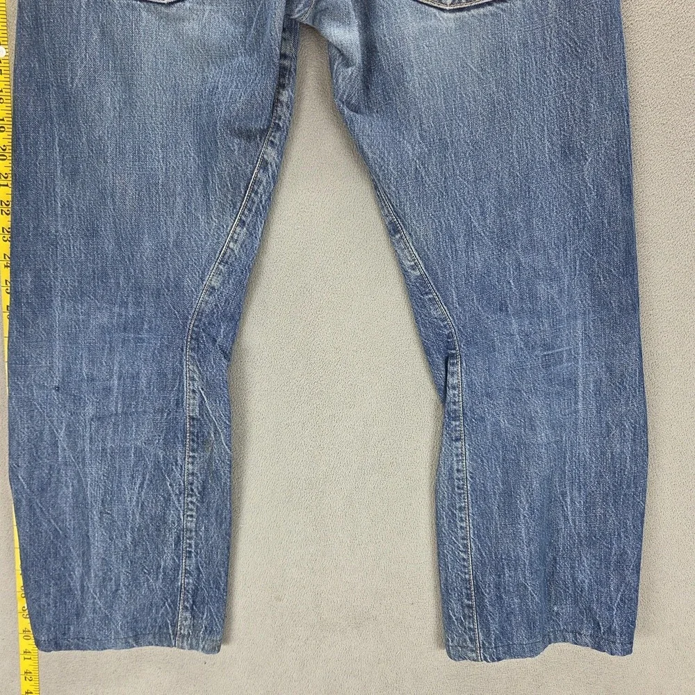 Vintage Levis Engineered Jeans Mens Blue Twisted Button Fly Fits 32x28